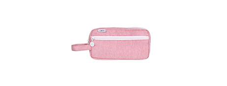 CELCO PINK PASTEL PENCIL CASE FOR SECURE STATIONERY STORAGE