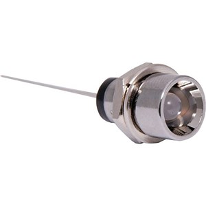 GENERIC COMPONENT CHROME BEZEL FOR 5MM BLUE LED INDICATOR LIGHT