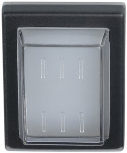 GENERIC/COMPONENT SUPPLIER CLEAR PUSH-ON CAP FOR LARGE ROCKER SWITCHES