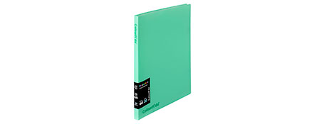 COLOURHIDE A4 GREEN DISPLAY BOOK - 20 PAGES FOR ORGANISATION