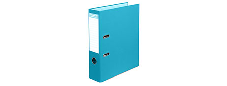 COLOURHIDE SKY BLUE LEVER ARCH FILE - DURABLE A4 FILING