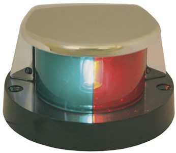 UNKNOWN MANUFACTURER 12V CHROME NAVIGATION LIGHT - PORT & STARBOARD COMBO