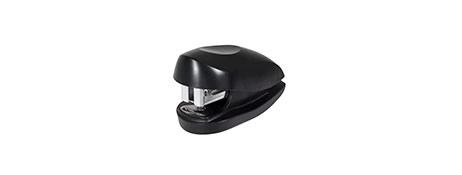 UNSPECIFIED MANUFACTURER COMPACT BLACK MINI STAPLER WITH BUILT-IN REMOVER
