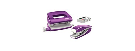 UNSPECIFIED MANUFACTURER COMPACT PURPLE 10-SHEET MINI HOLE PUNCH FOR HOME/OFFICE