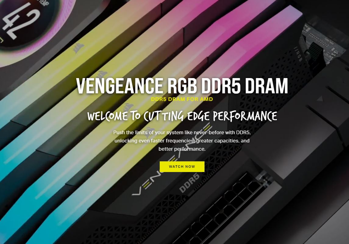 CORSAIR VENGEANCE 64GB DDR5 5600MHZ RAM KIT FOR PC