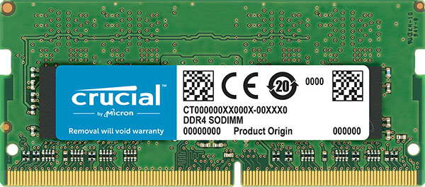 MICRON (CRUCIAL) CRUCIAL 16GB DDR4 3200MHZ LAPTOP RAM UPGRADE FOR FASTER PERFORMANCE