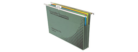 CRYSTALFILE GREEN FOOLSCAP SUSPENSION FILES - SMOOTH FILING SOLUTION