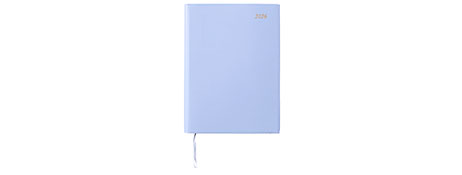 CUMBERLAND SOHO A4 BLUE SPIRAL DIARY 2026 - FLAT LAY