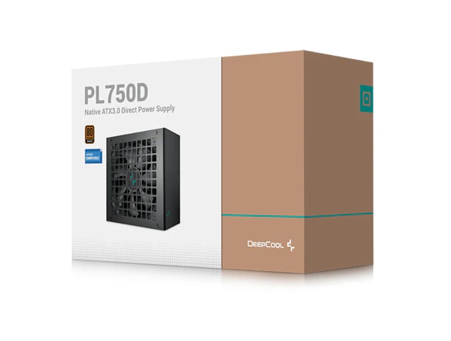 DEEPCOOL R-PL750D 750W POWER SUPPLY UNIT (PSU) - RELIABLE POWER