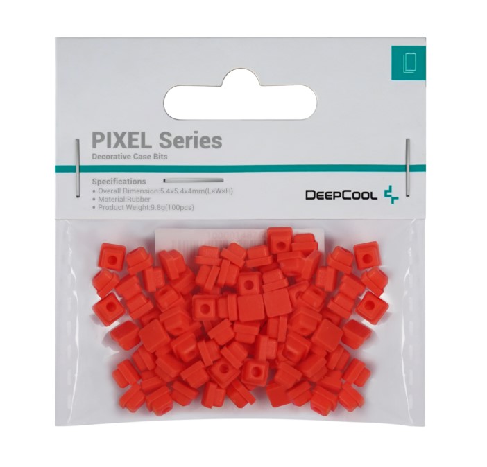 DEEPCOOL R-PIXEL RD100 RED 100MM CASE FAN WITH PWM CONTROL