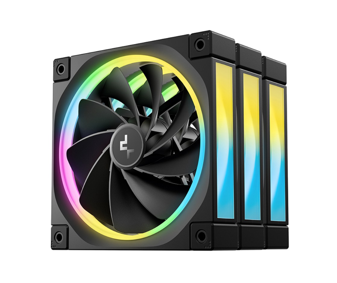 DEEPCOOL RF120F 120MM PWM FAN - BLACK