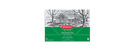 DERWENT ACADEMY VISUAL ART DIARY FOR SKETCHING & DRAWING