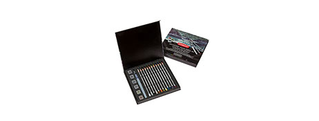 DERWENT METALLIC ART SET FOR STUNNING MIXED MEDIA