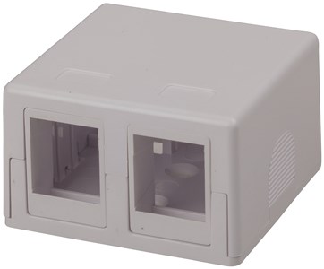 UNSPECIFIED MANUFACTURER DOUBLE KEYSTONE SURFACE MOUNT BOX FOR EASY WIRING