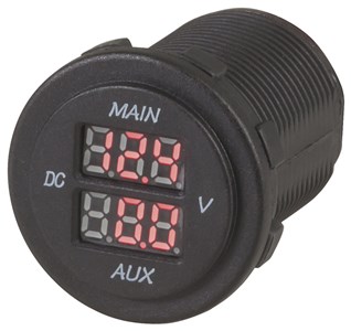 UNSPECIFIED MANUFACTURER DUAL BATTERY VOLTMETER MODULE FOR 12V/24V SYSTEMS