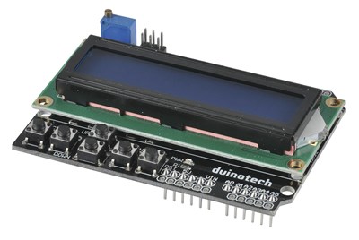 DUINOTECH 2X16 LCD DISPLAY WITH CONTROLLER FOR ARDUINO PROJECTS