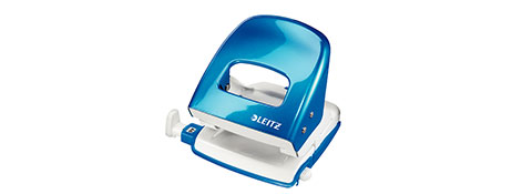 LEITZ ROBUST BLUE METAL HOLE PUNCH - 30 SHEET CAPACITY
