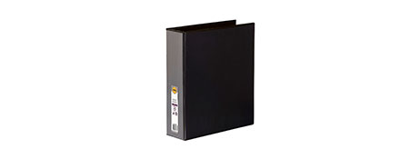 MARBIG DURABLE BLACK A4 400 PAGE INSERT BINDER FOR OFFICE FILING