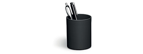 DURABLE ECO BLACK PEN HOLDER - SUSTAINABLE DESK ORGANIZATION