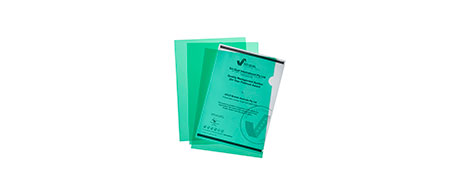 MARBIG A4 GREEN LETTER FILE WITH SIDE & TOP OPENING