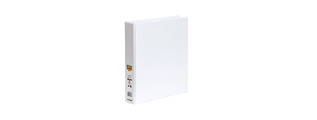 MARBIG A4 WHITE INSERT BINDER - 300 PAGES, DURABLE FILING