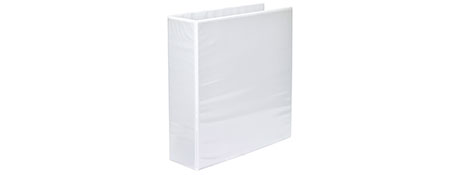 MARBIG A4 WHITE INSERT BINDER - 500 PAGE CAPACITY