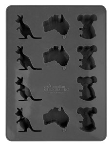 AUSTRALIAN GEOGRAPHIC SILICONE ICE MOULD FOR PERFECT CUBES