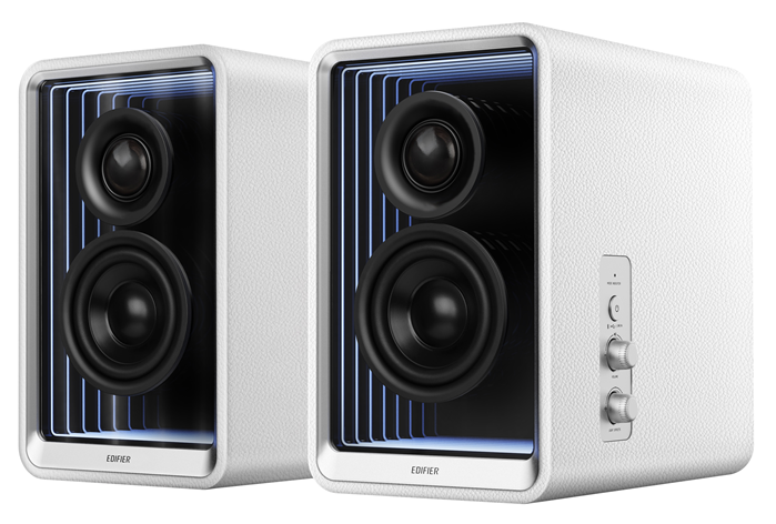 EDIFIER QR65 POWERED BOOKSHELF SPEAKERS - WHITE