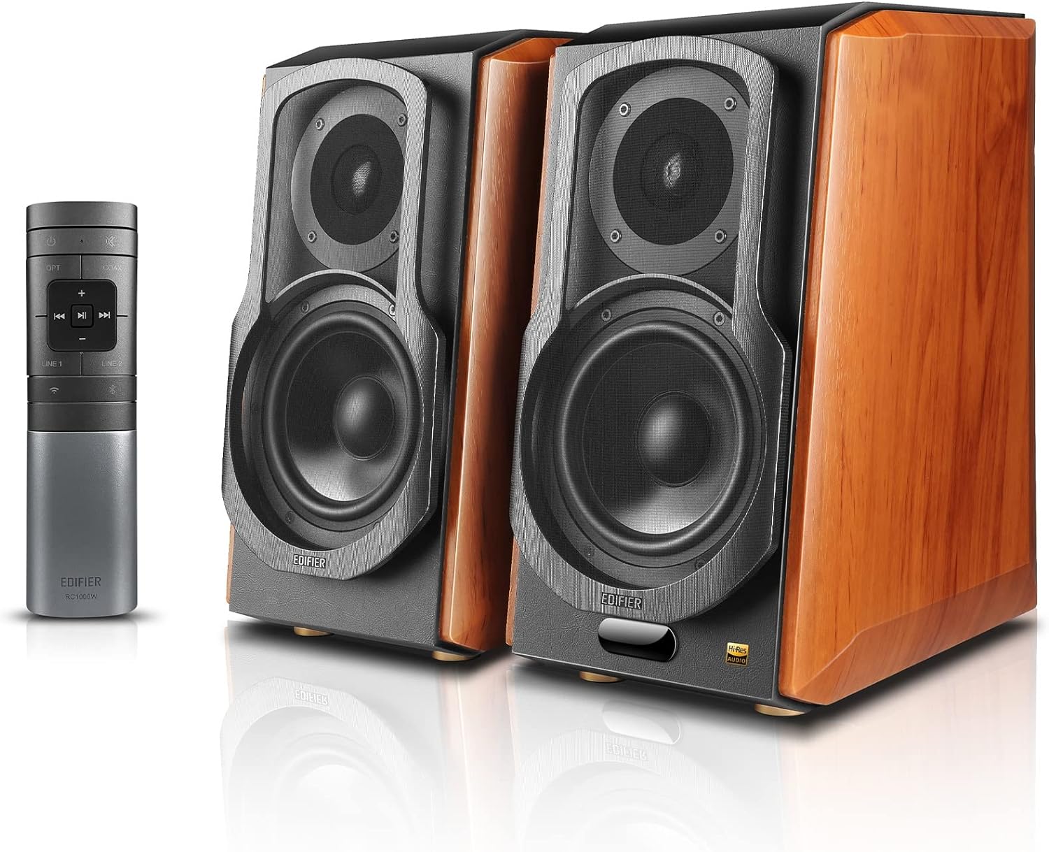 EDIFIER S1000W ACTIVE BOOKSHELF SPEAKERS WITH WIRELESS