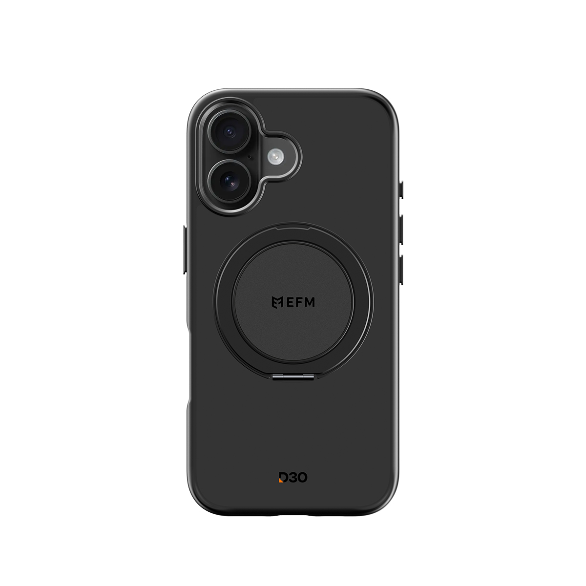EFM ALTA D3O BIO CASE FOR IPHONE 16 - BLACK PROTECTION