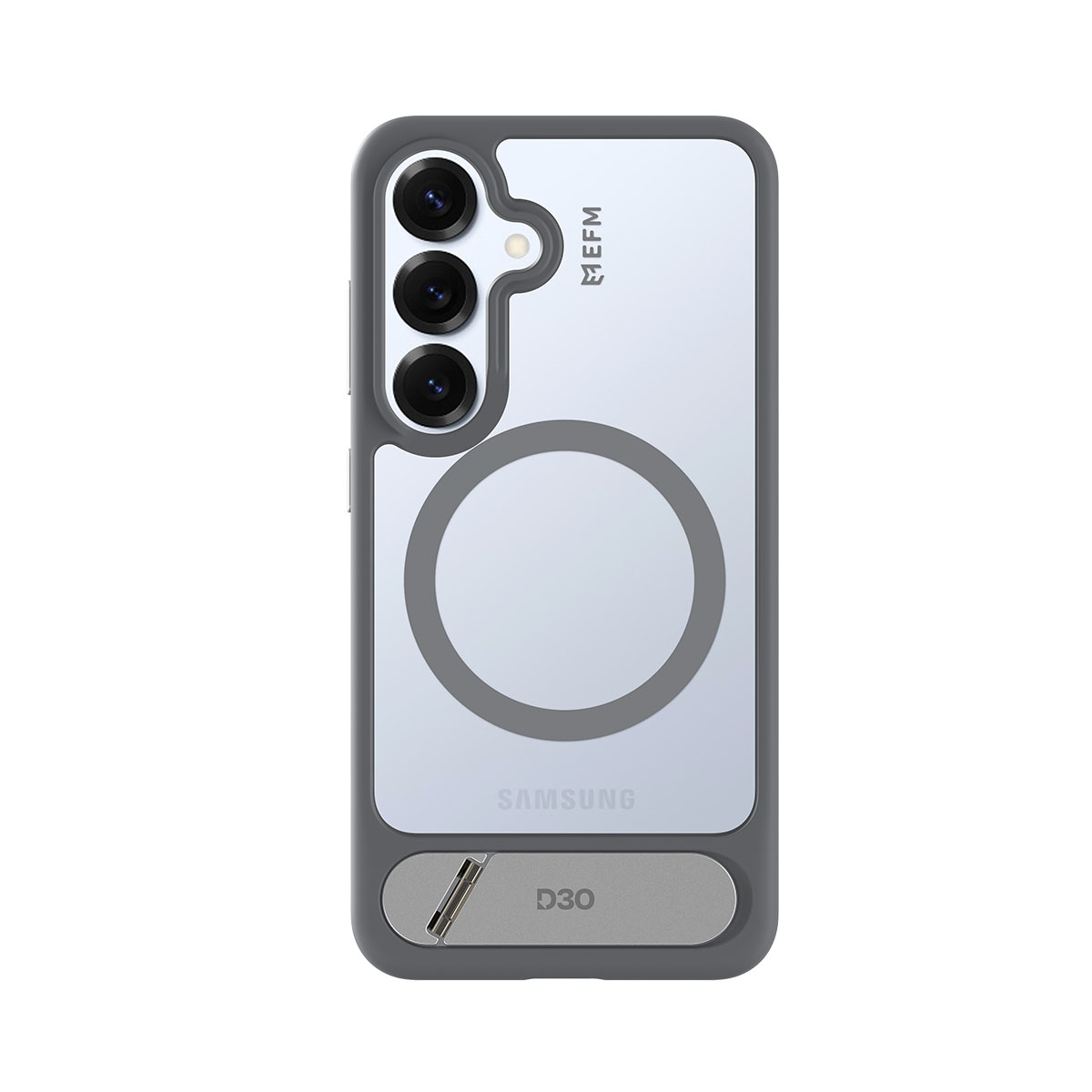 EFM ALTA D3O BIO CASE FOR SAMSUNG GALAXY S25+ GREY/CLEAR