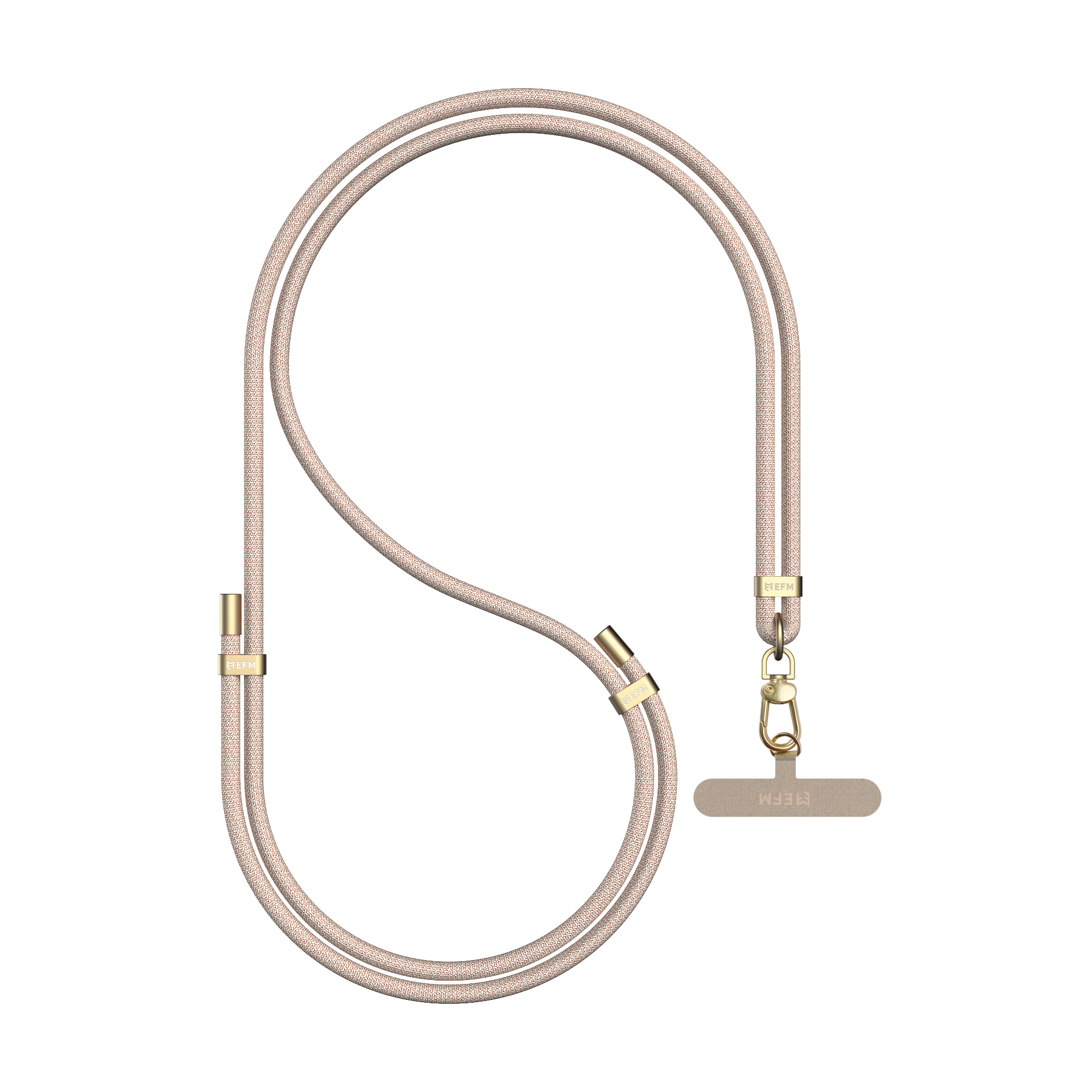 EFM GO CROSSBODY LANYARD FOR ALL DEVICES IN GOLD