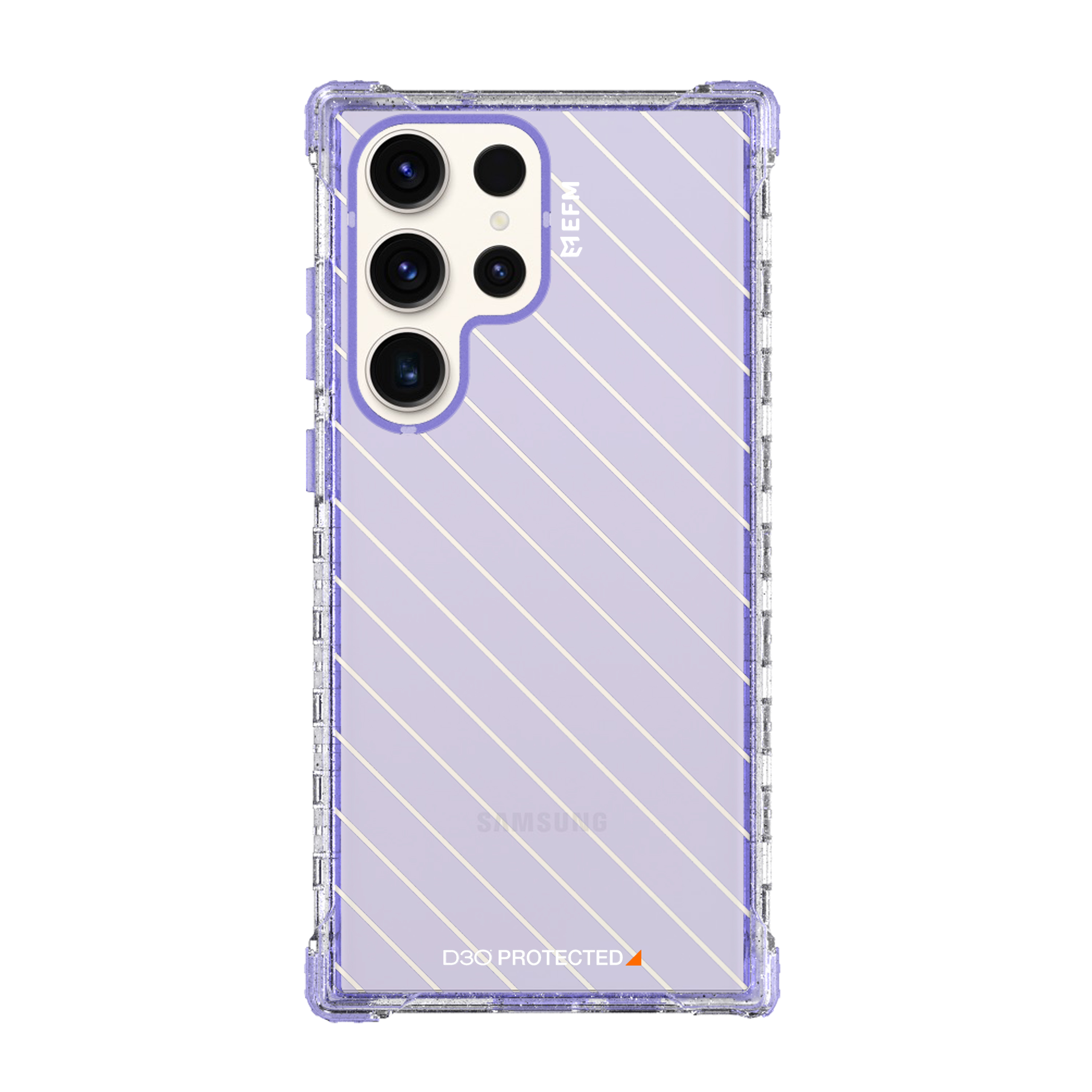 EFM S23 ULTRA CASE ARMOUR GLITTER VIOLET | D3O PROTECTION