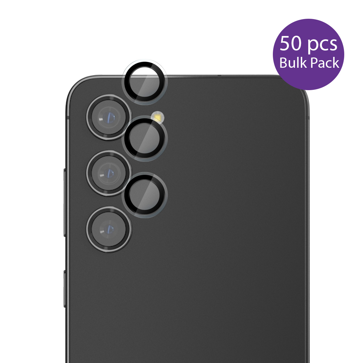 EFM SAMSUNG S25 CLEAR CAMERA LENS PROTECTOR BULK PACK