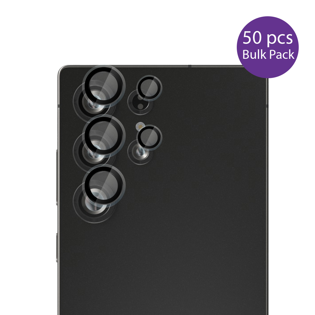 EFM SAMSUNG S25 ULTRA CAMERA LENS PROTECTOR BULK PACK - CLEAR