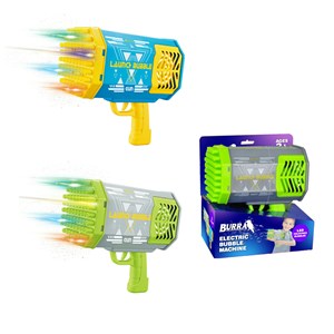 GENERIC FUN TOYS ELECTRIC BUBBLE MACHINE WITH LIGHTS FOR INSTANT OUTDOOR FUN