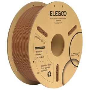ELEGOO PLA+ BROWN 1.75MM FILAMENT - STRONG 3D PRINTS