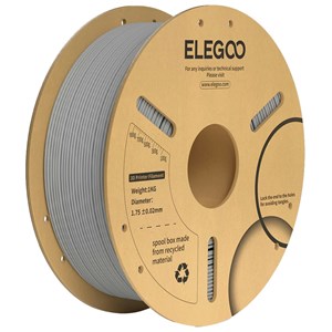 ELEGOO PLA+ GREY FILAMENT 1.75MM 1KG FOR 3D PRINTING