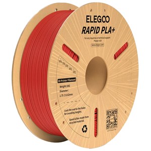 ELEGOO RAPID PLA+ RED FILAMENT 1.75MM 1KG FOR 3D PRINTING