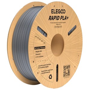 ELEGOO RAPID PLA+ SILVER FILAMENT 1.75MM 1KG FOR 3D PRINTING