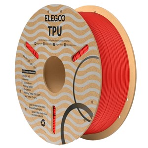 ELEGOO RED TPU FLEXIBLE FILAMENT 1.75MM 1KG FOR 3D PRINTING