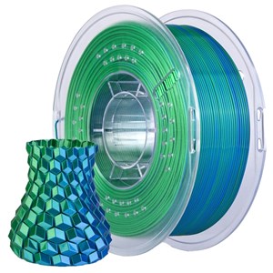 ELEGOO SILK BLUE GREEN PLA FILAMENT 1.75MM 1KG FOR STUNNING PRINTS