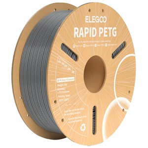 ELEGOO RAPID PETG FILAMENT SPACE GREY 1.75MM 1KG FOR 3D PRINTING