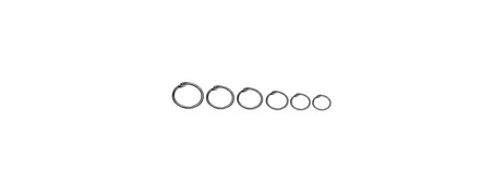 ESSELTE HINGED RINGS 25MM BOX 100 - SECURE FASTENING FOR GERALDTON