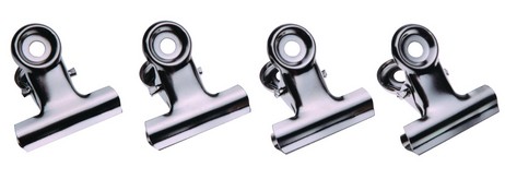 ESSELTE BULLDOG CLIPS 63MM BOX OF 36 - STRONG GRIP FASTENING