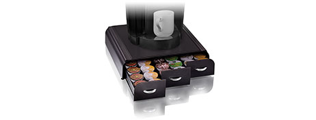 ESSELTE COFFEE POD STORAGE DRAWER FOR 42 K-CUPS - DESK ORGANIZER