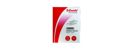 ESSELTE SIZE 16 RUBBER BANDS - 25G BOX FOR OFFICE & HOME