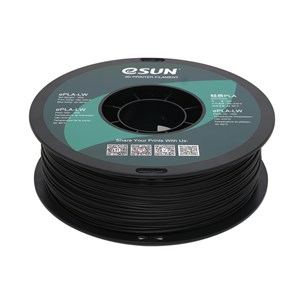 ESUN BLACK PLA-LW 1.75MM FILAMENT FOR LIGHTWEIGHT PRINTS