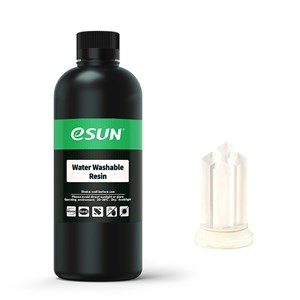 ESUN CLEAR WATER WASHABLE 500G SLA RESIN FOR EASY CLEANUP