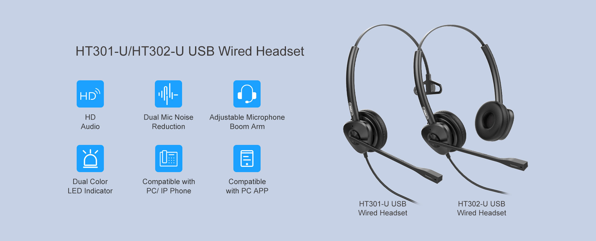 FANVIL HT301U USB HEADSET FOR CLEAR COMMUNICATION
